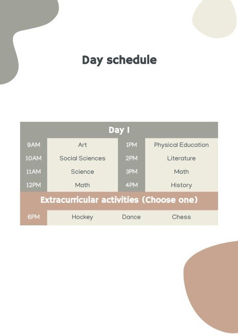 학생들을 위한 우아한 교육 팩 프레젠테이션 템플릿