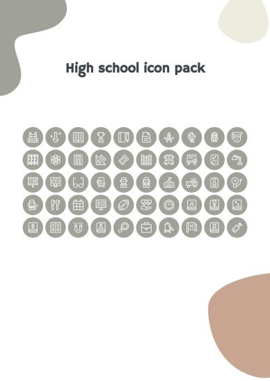 학생들을 위한 우아한 교육 팩 프레젠테이션 템플릿