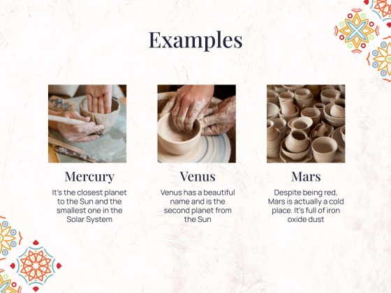 Talavera Töpfer Workshop Präsentationsvorlage