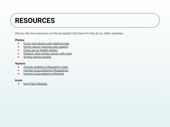 의대생을 위한 호흡기 워크숍 프레젠테이션 템플릿