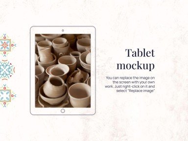 Talavera Töpfer Workshop Präsentationsvorlage