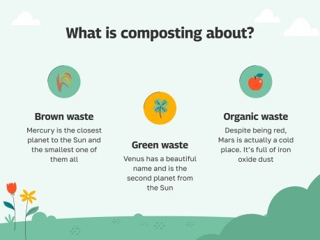 Composting and Recycling Organic Matter Workshop presentation template 