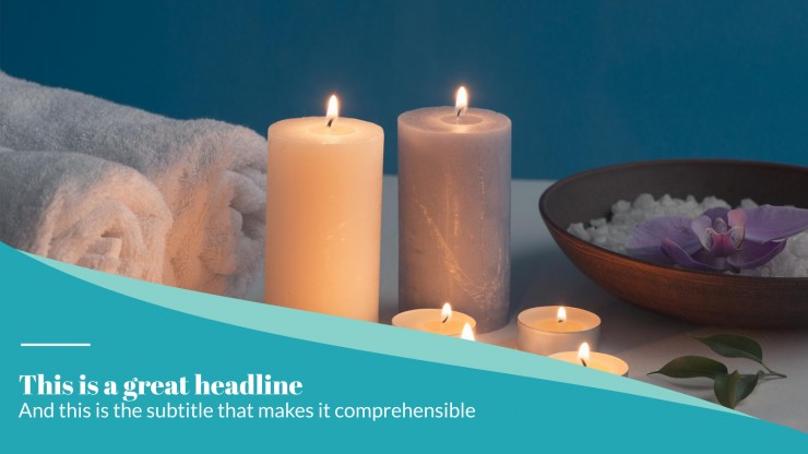 Modelo de apresentação Spa e relax