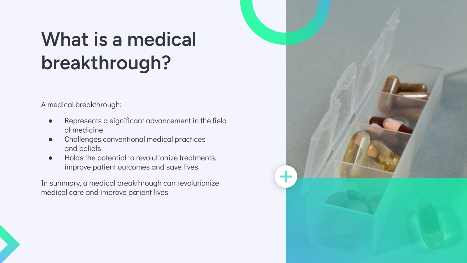 Medication Absorption Breakthrough Presentation