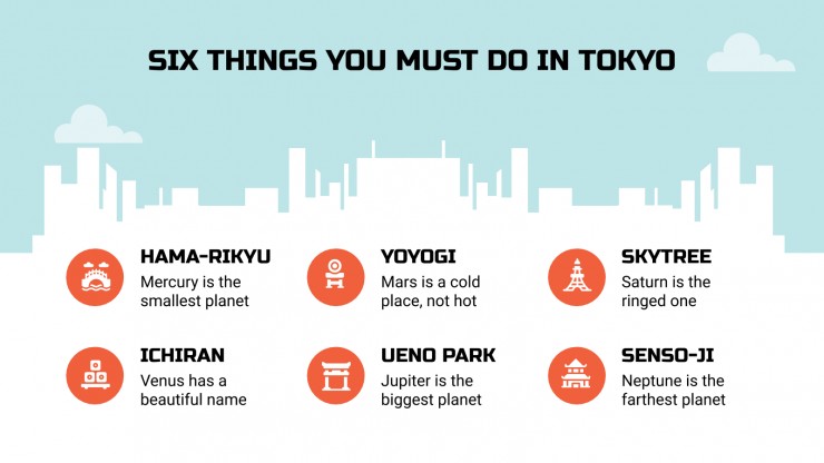Guide de voyage : Tokyo : Modèles de présentation