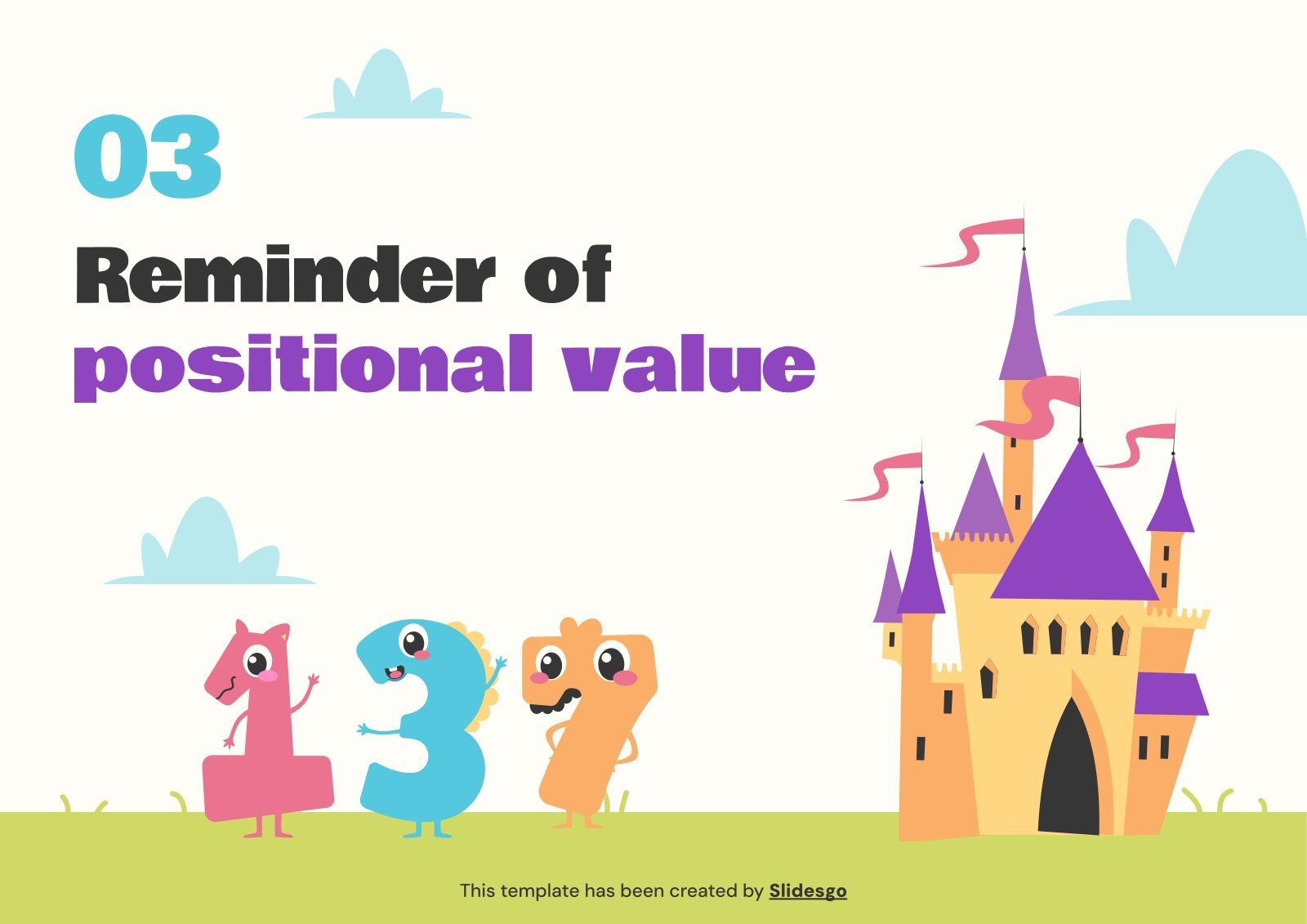 Three digit numbers the hundred presentation