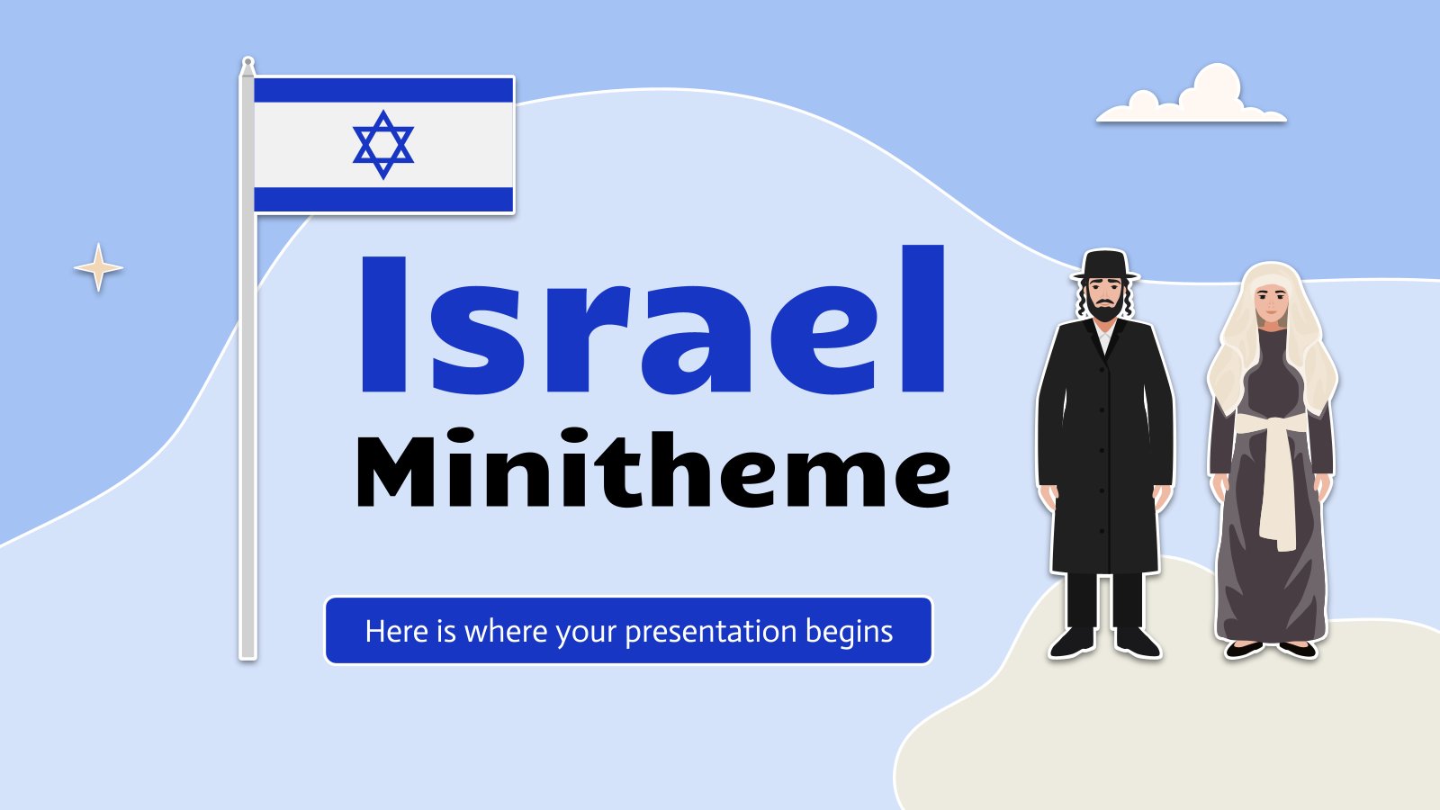 Israel Minitheme presentation template 