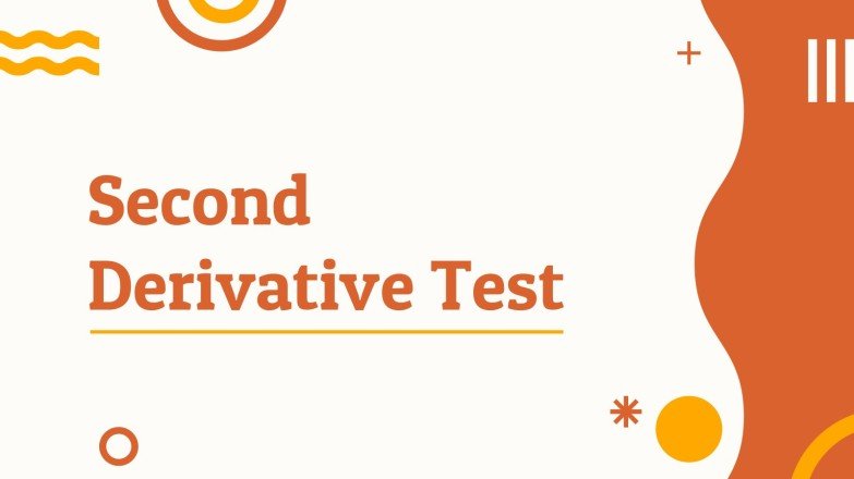 Second Derivative Test Presentation