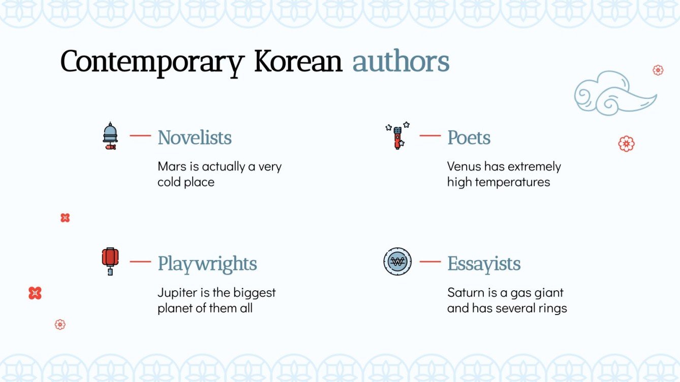 Korean Literary Analysis M.A. in Korean Google Slides