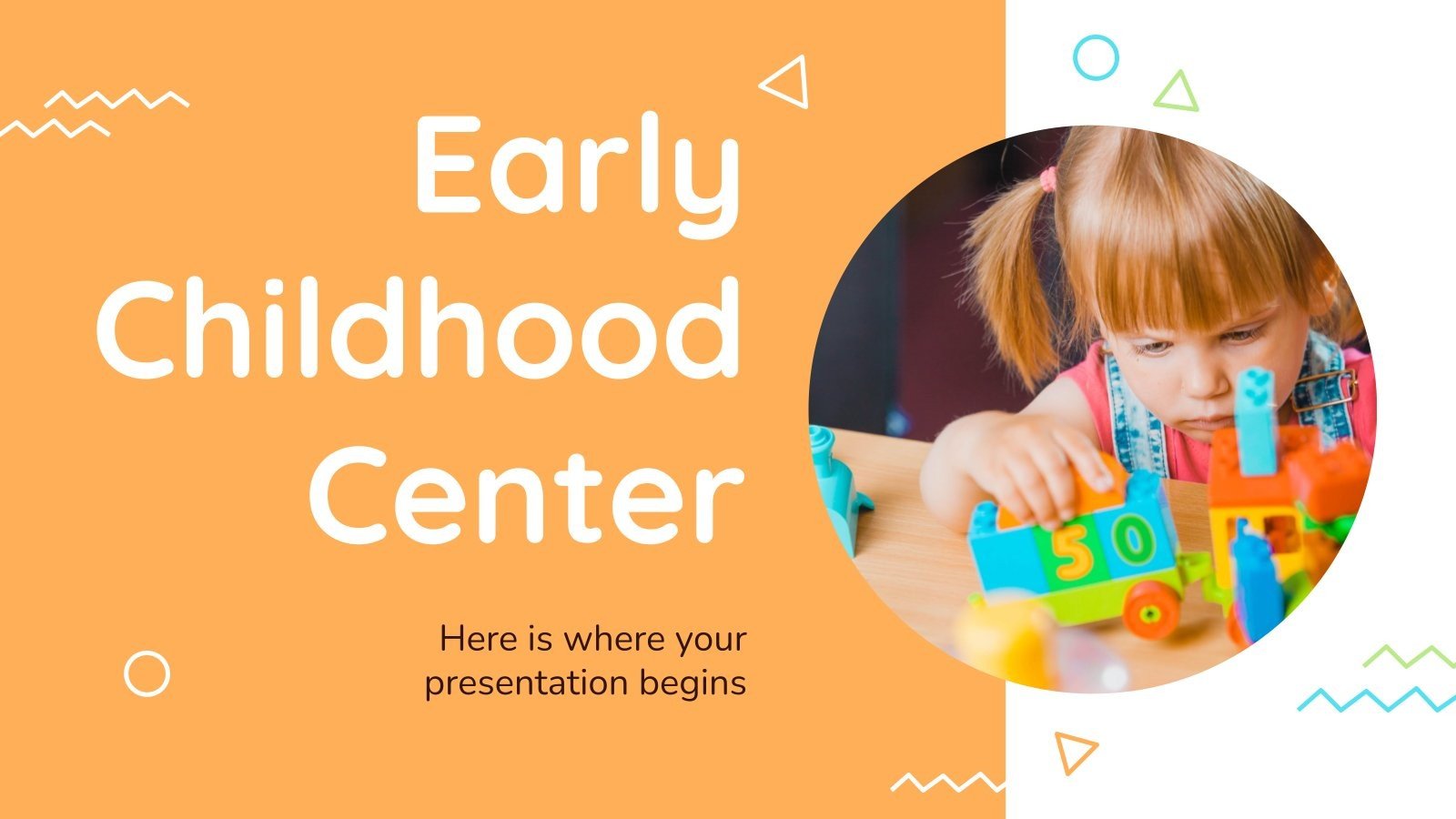 Centre de la petite enfance Modèles de présentation