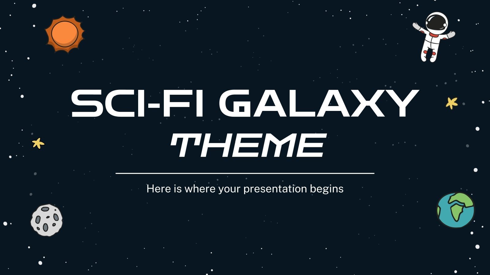 Plantillas de Google Slides y PPT sobre el espacio exterior