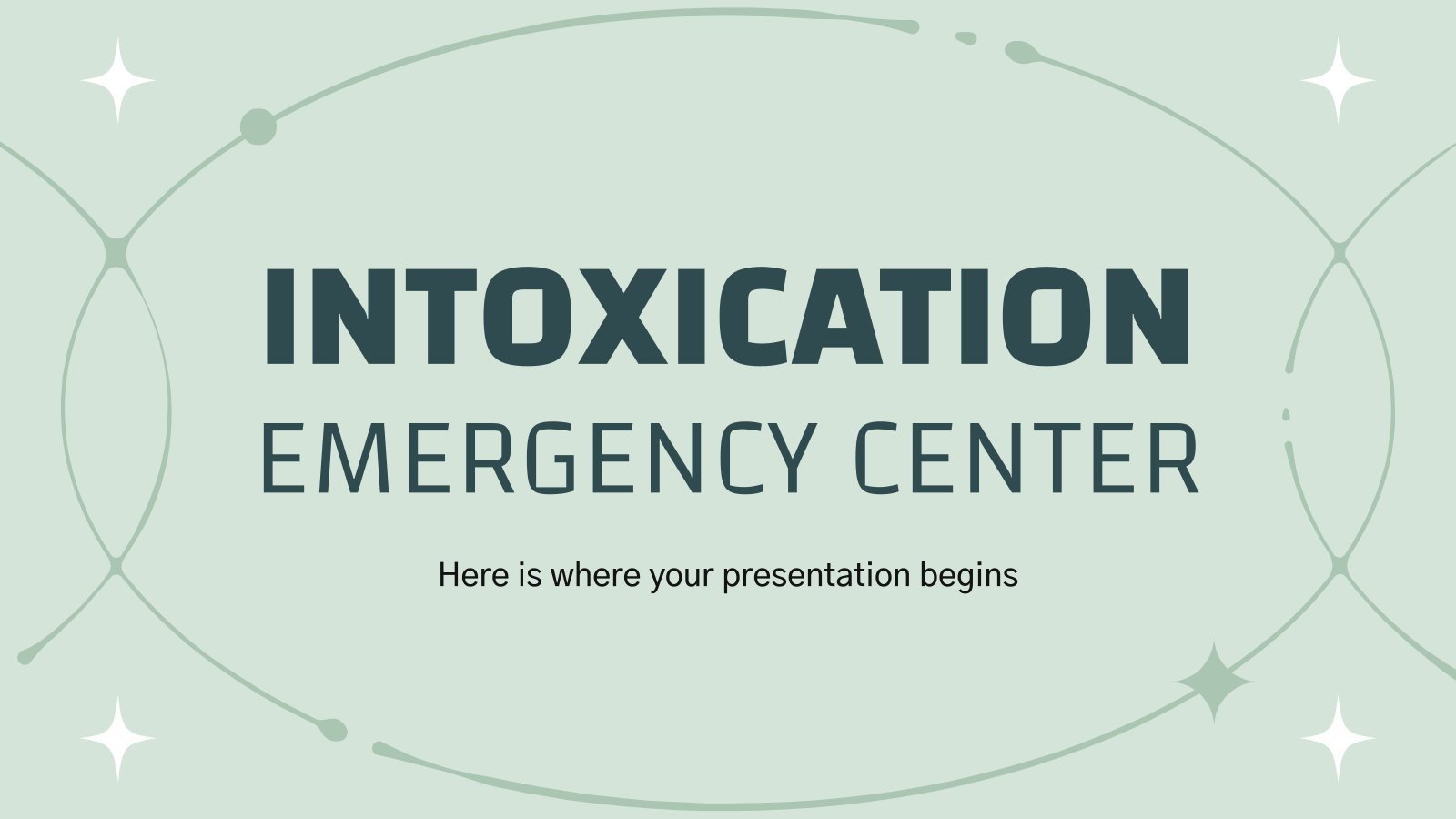 Modelo de apresentação Centro para emergências de intoxicação