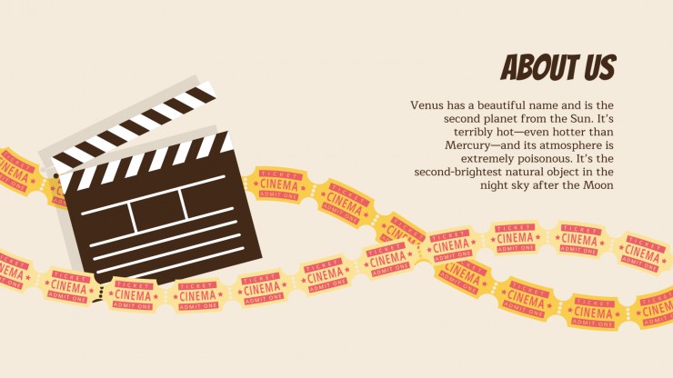 Movie Background presentation template