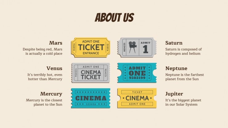 Movie Background presentation template
