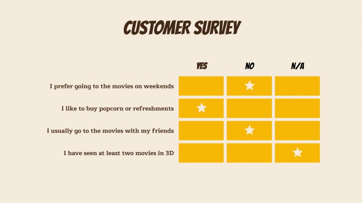 Movie Background presentation template