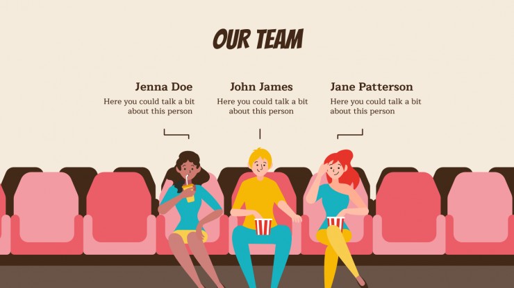 Movie Background presentation template