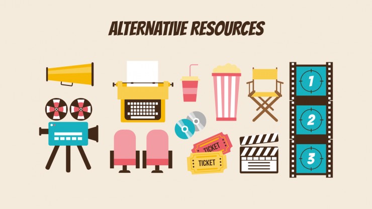 Movie Background presentation template