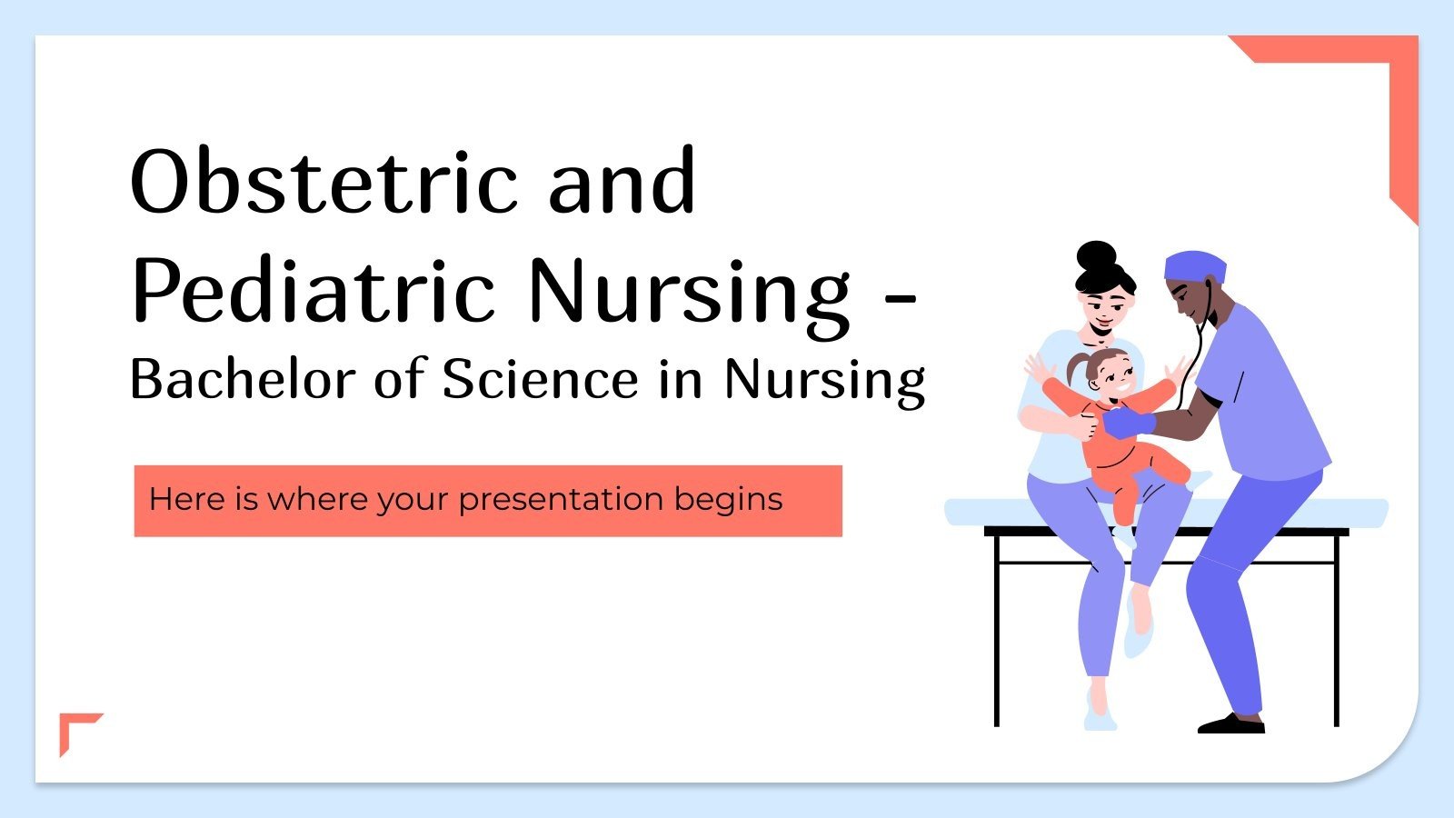 Obstetric and Pediatric Nursing Bachelor in Nursing