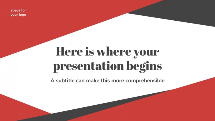 Modelo de apresentação Slides corporativos