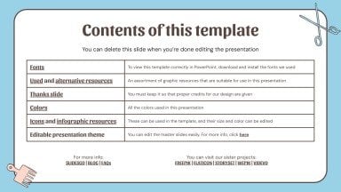 Curly Hair Types presentation template 