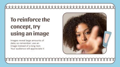 Curly Hair Types presentation template 