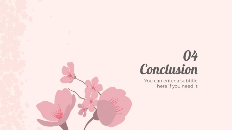 Nami Island Cherry Blossom Festival presentation template 