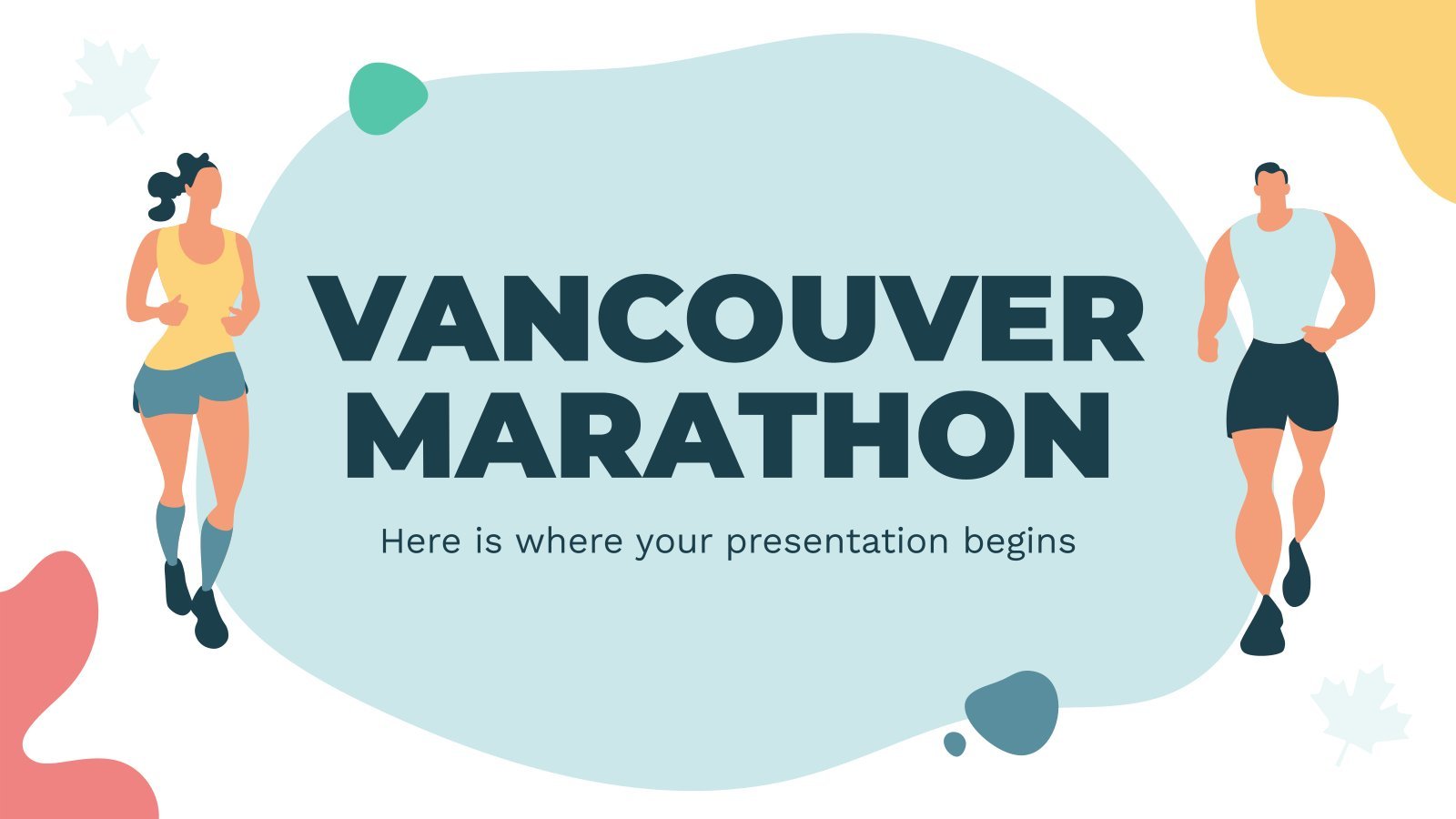 Vancouver Marathon presentation template 