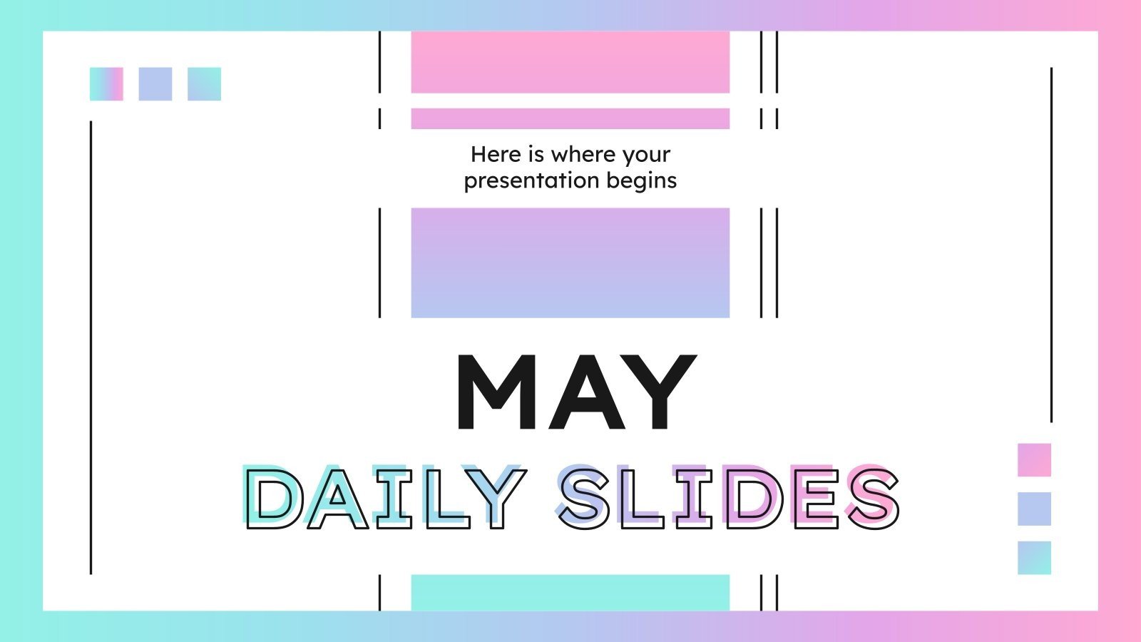 Diapositivas para el mes de mayo | Tema Google Slides y PPT