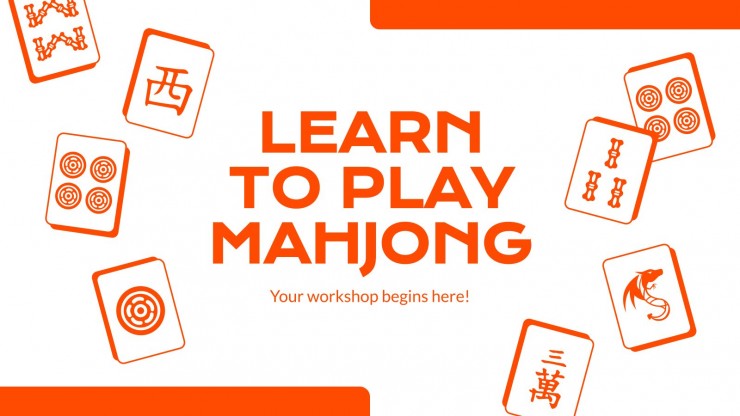 Apprenez à jouer au mahjong Modèles de présentation