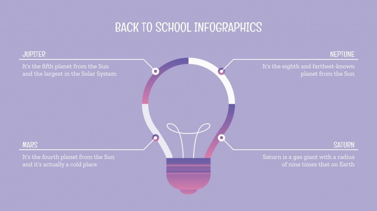 Back to School Infographics presentation template