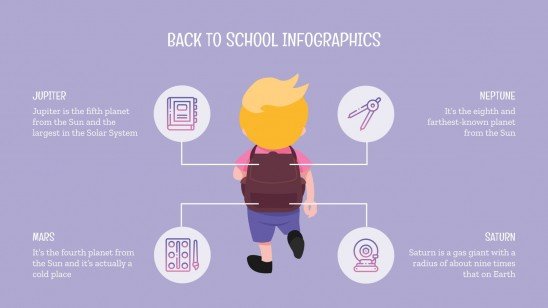 Back to School Infographics presentation template