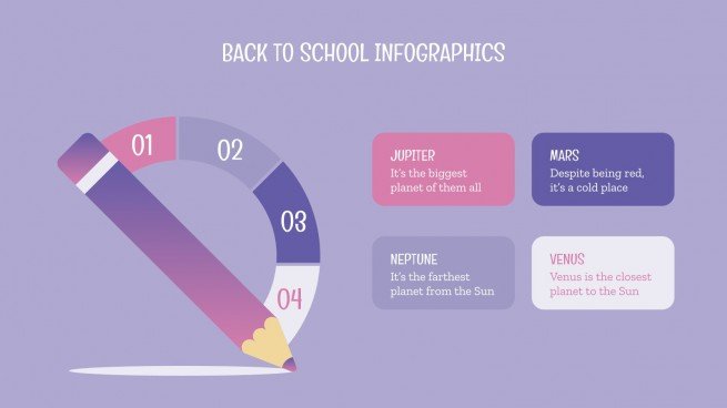 Back to School Infographics presentation template