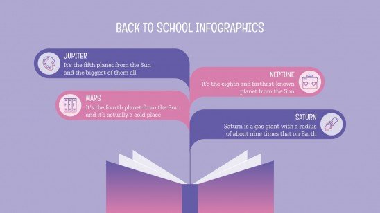 Back to School Infographics presentation template