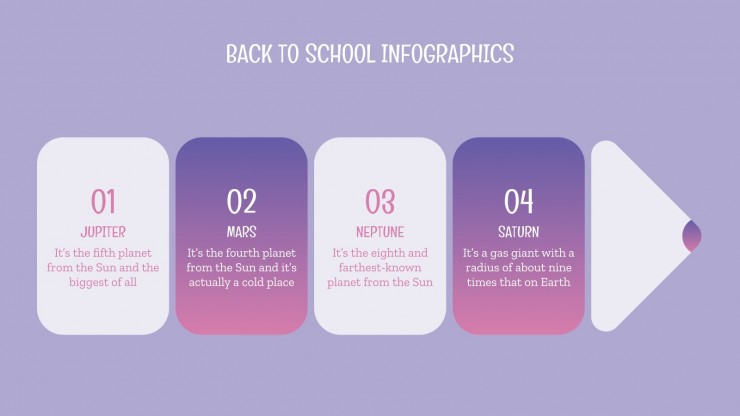 Back to School Infographics presentation template