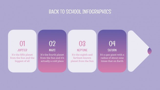 Back to School Infographics presentation template