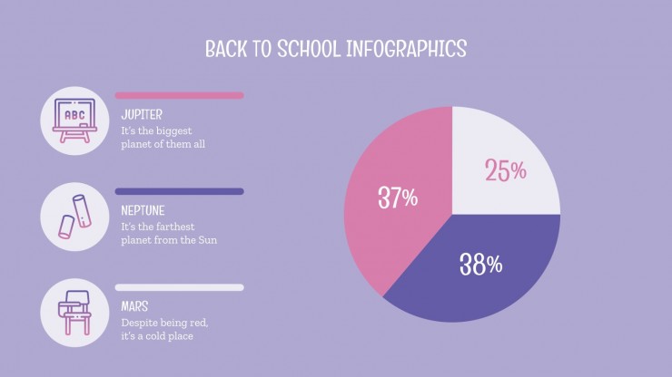 Back to School Infographics presentation template