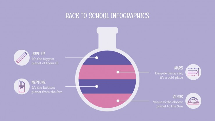 Back to School Infographics presentation template