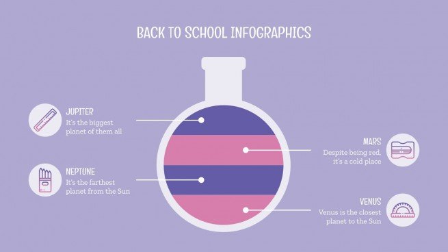 Back to School Infographics presentation template