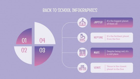 Back to School Infographics presentation template