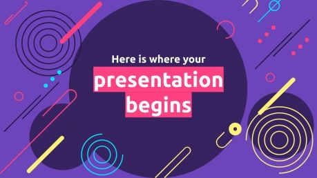 Abstract Spiral presentation template