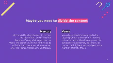 Abstract Spiral presentation template