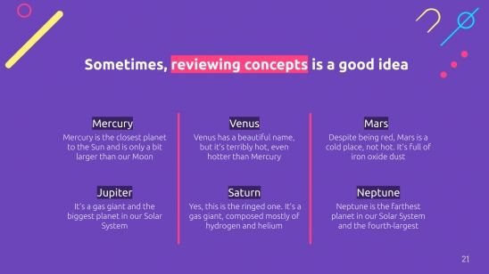 Abstract Spiral presentation template