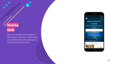 Abstract Spiral presentation template