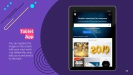 Abstract Spiral presentation template