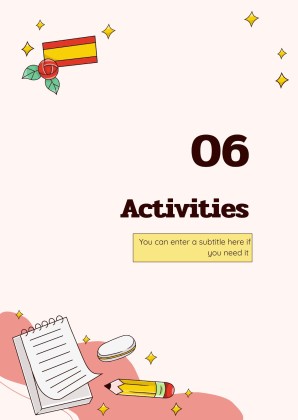 Verb Conjugation and Tenses - Spanish - Foreign Language - 7th Grade presentation template 