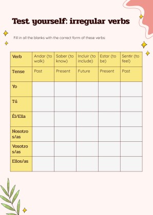 Verb Conjugation and Tenses - Spanish - Foreign Language - 7th Grade presentation template 