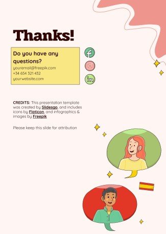 Verb Conjugation and Tenses - Spanish - Foreign Language - 7th Grade presentation template 