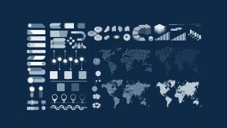 Abstract Spiral presentation template