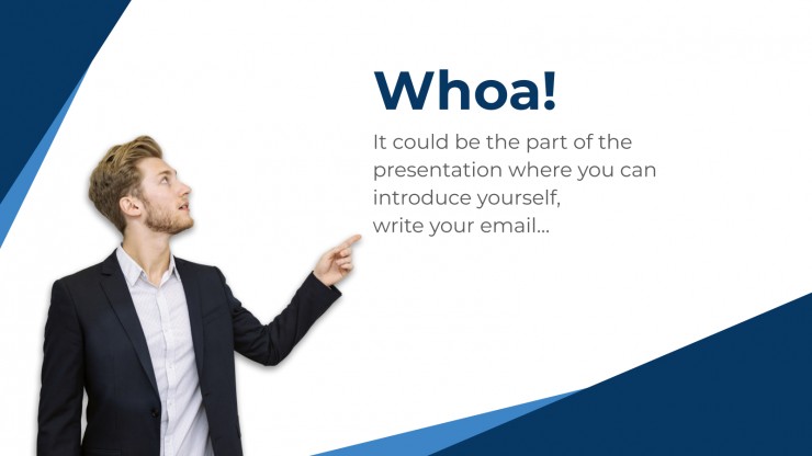 Blue Business presentation template