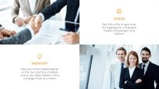 Blue Business presentation template 